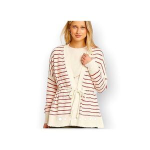 Who What Wear Striped Cardigan